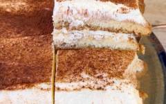 Быстрый торт Тирамису с печеньем савоярди
