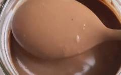 Шоколадный крем из кокосового молока, какао и пектине