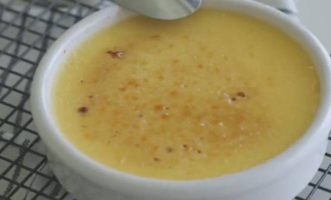 Домашний десерт Крем Брюле из желтков рецепт