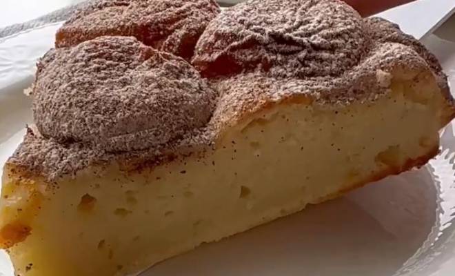 Творожный пирог с абрикосами рецепт