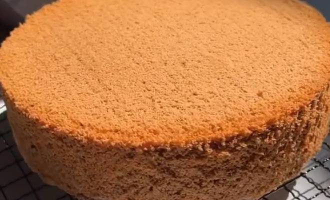 Воздушный шоколадный бисквит для торта рецепт