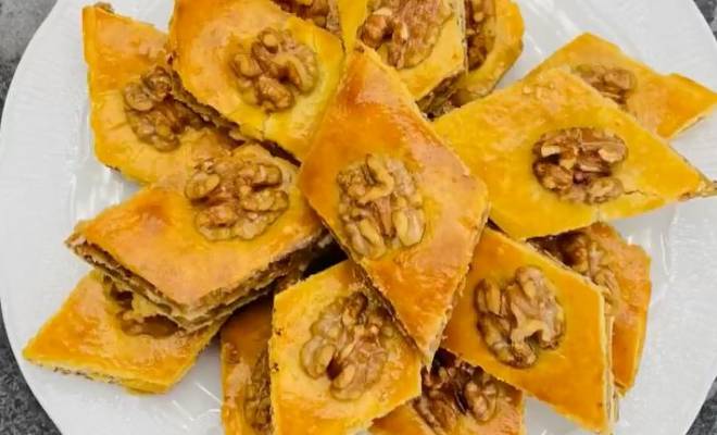 Сочинская пахлава с грецкими орехами в домашних условиях рецепт