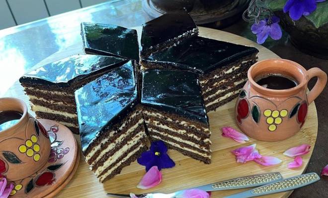Шоколадный Торт Спартак классический домашний рецепт