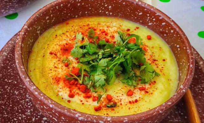 Крем суп из кабачков и картофеля со сливками рецепт