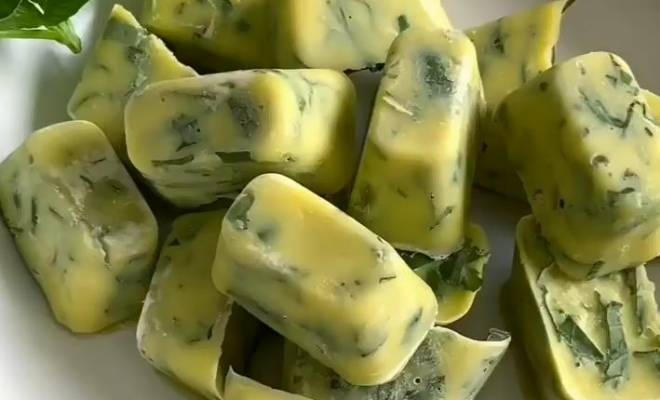 Оливковое масло в морозилке с зеленью рецепт