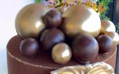 Как сделать шоколадные шары в формах для украшения торта
