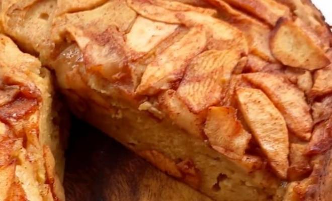 Творожно яблочный пирог в духовке рецепт