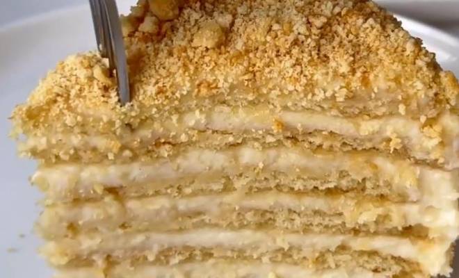 Торт Медовик со сметанно заварным кремом рецепт