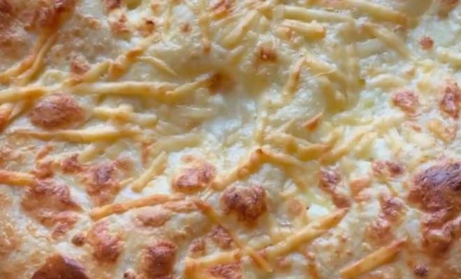 Хачапури из творога с сыром в духовке на дрожжевом тесте рецепт