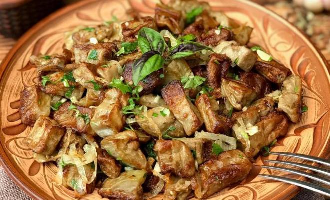 Баклажаны со вкусом грибов жаренные на сковороде рецепт