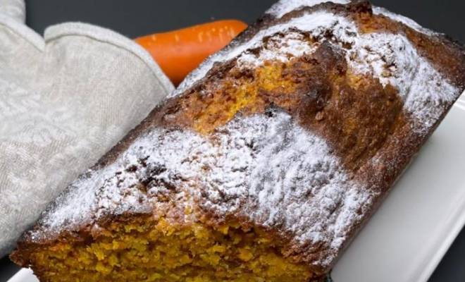 Морковный пирог с миндалем в духовке рецепт