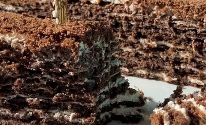 Торт Медовик с воздушным сметанным кремом рецепт
