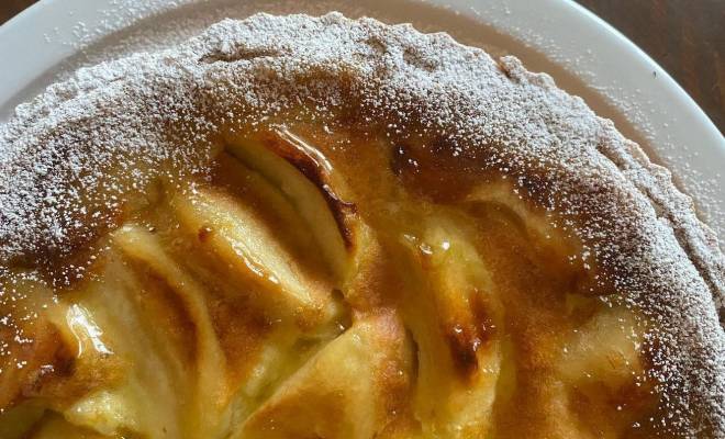 Деревенский яблочный пирог из песочного теста от Стефан Гласье рецепт