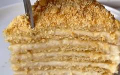 Торт Медовик со сметанно заварным кремом
