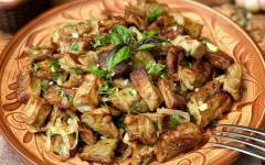 Баклажаны со вкусом грибов жаренные на сковороде