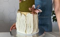 Кора дерева из шоколада для декора торта
