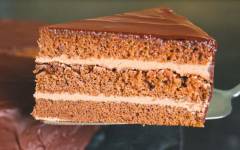 Пражский торт домашний со сгущенкой и абрикосовым джемом