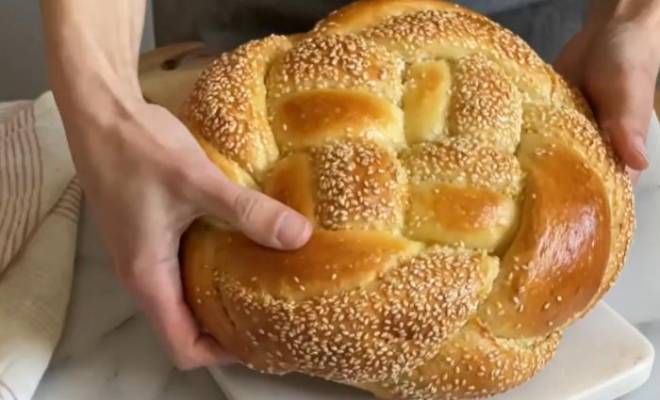 Еврейский Хлеб хала на закваске домашний в духовке рецепт