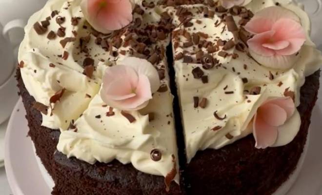 Торт Пьяная Вишня в шоколаде рецепт