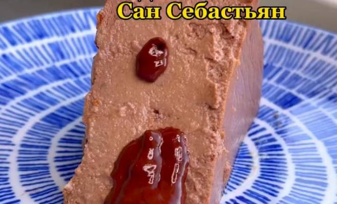 Шоколадный чизкейк из творога Сан Себастьян рецепт