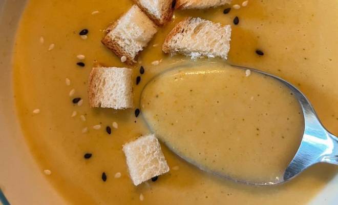 Сырный суп пюре с кабачками рецепт