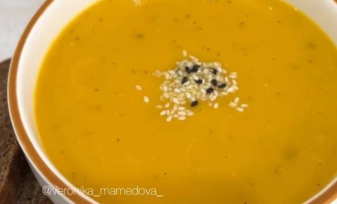 Тыквенный суп пюре с морковью и луком рецепт