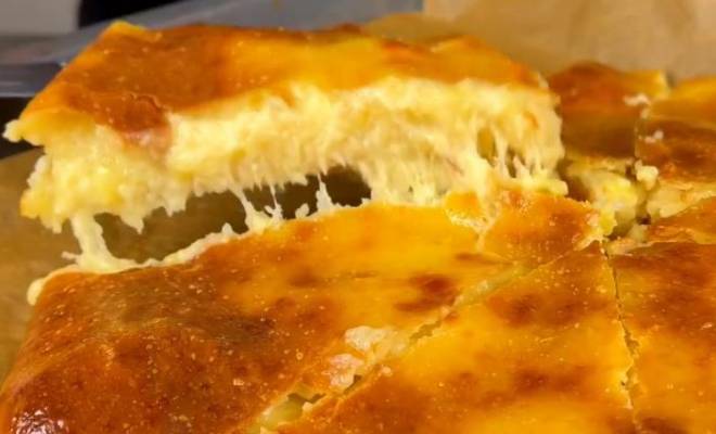 Осетинский пирог Картофджин с картофелем и сыром на кефире рецепт