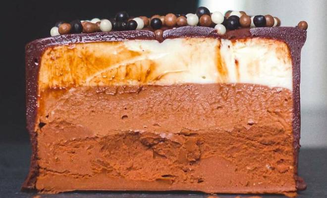 Десерта чизкейк Три Шоколада без выпечки рецепт