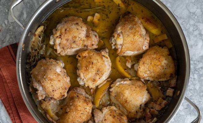 Куриные бедра с лимоном и травами в духовке от Гордона Рамзи рецепт