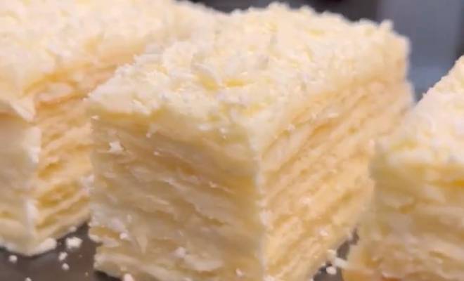 Белый Торт "Микадо" армянский рецепт