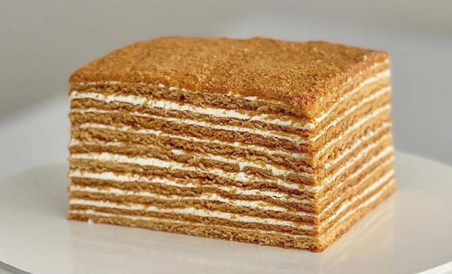 Торт Медовик со сметанным кремом классический рецепт