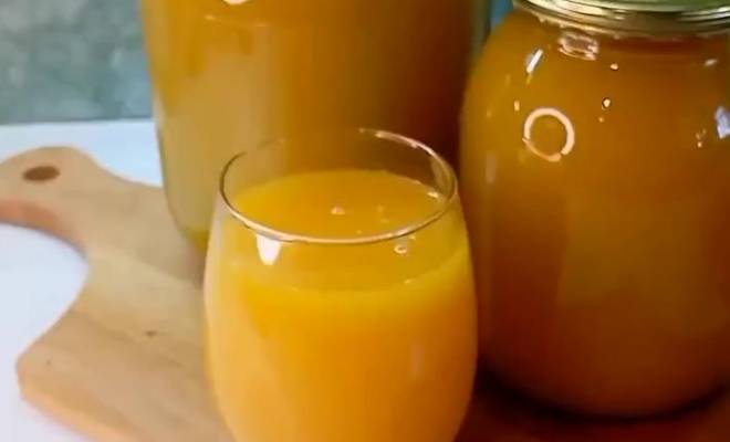 Сок из тыквы с апельсином на зиму рецепт