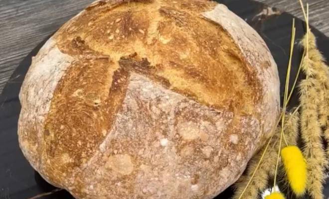 Хрустящий хлеб домашний в духовке рецепт