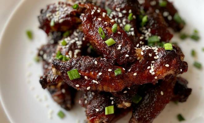 Хрустящие куриные крылышки Каннам по корейски рецепт