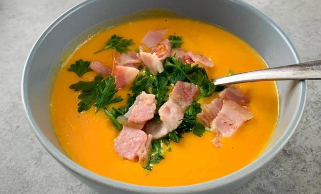 Тыквенный крем суп со сливками классический рецепт