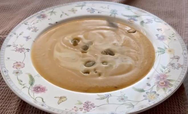 Крем суп из тыквы со сливками рецепт