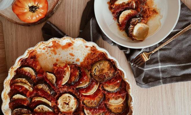 Рататуй из баклажан, кабачков и помидоров в духовке рецепт