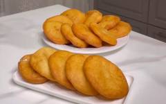 Ереванские пончики с заварным кремом на сковороде