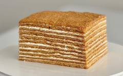 Торт Медовик со сметанным кремом классический