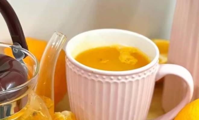 Облепиховый чай с апельсинами и клубникой рецепт