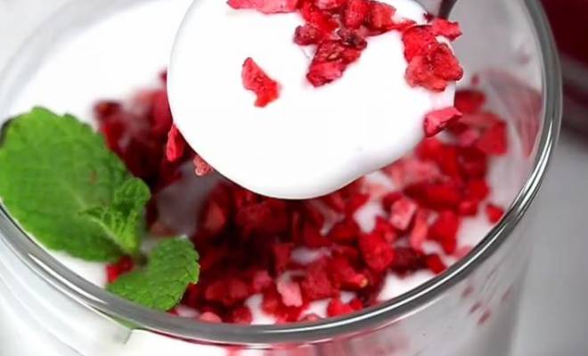 Йогурт из кокосового молока с агар агаром с ягодами рецепт