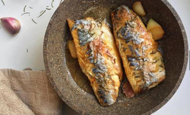 Жареная рыба скумбрия на сковороде рецепт