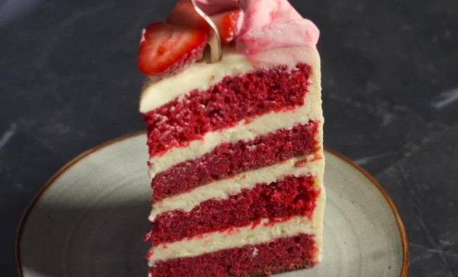 Торт Красный Бархат со сметанным кремом рецепт
