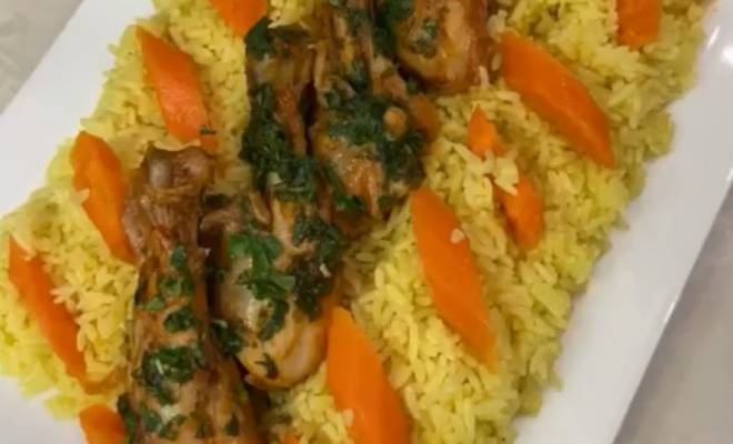 Рис с овощами и куриными ножками рецепт
