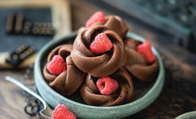 Шоколадные кексы в формочках рецепт