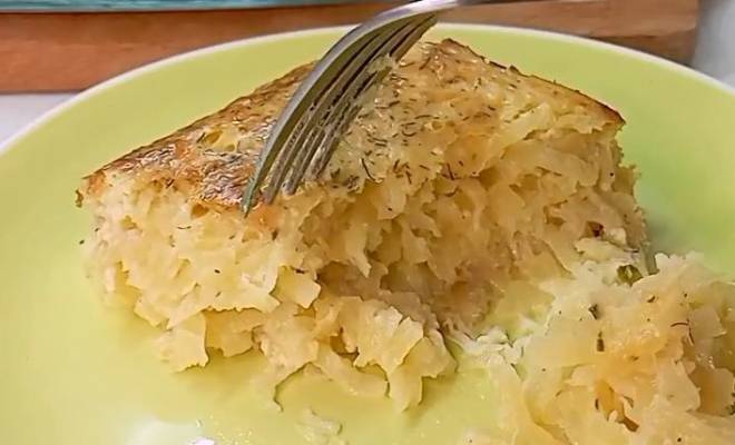 Картофельная запеканка с чесноком и сыром рецепт