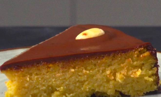Мандариновый пирог из свежих мандаринов с шоколадной глазурью в духовке рецепт