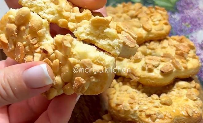 Печенье песочное кольцо с орехами рецепт