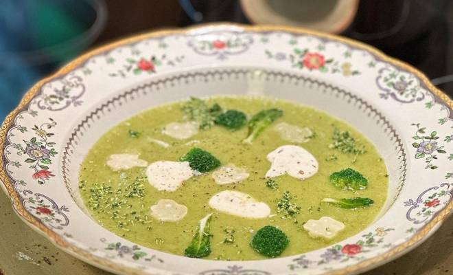 Суп пюре из брокколи и кабачков рецепт