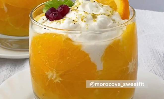 Вкусный ПП Десерт с манго и творожно кокосовым кремом рецепт